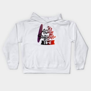 baguette time Kids Hoodie